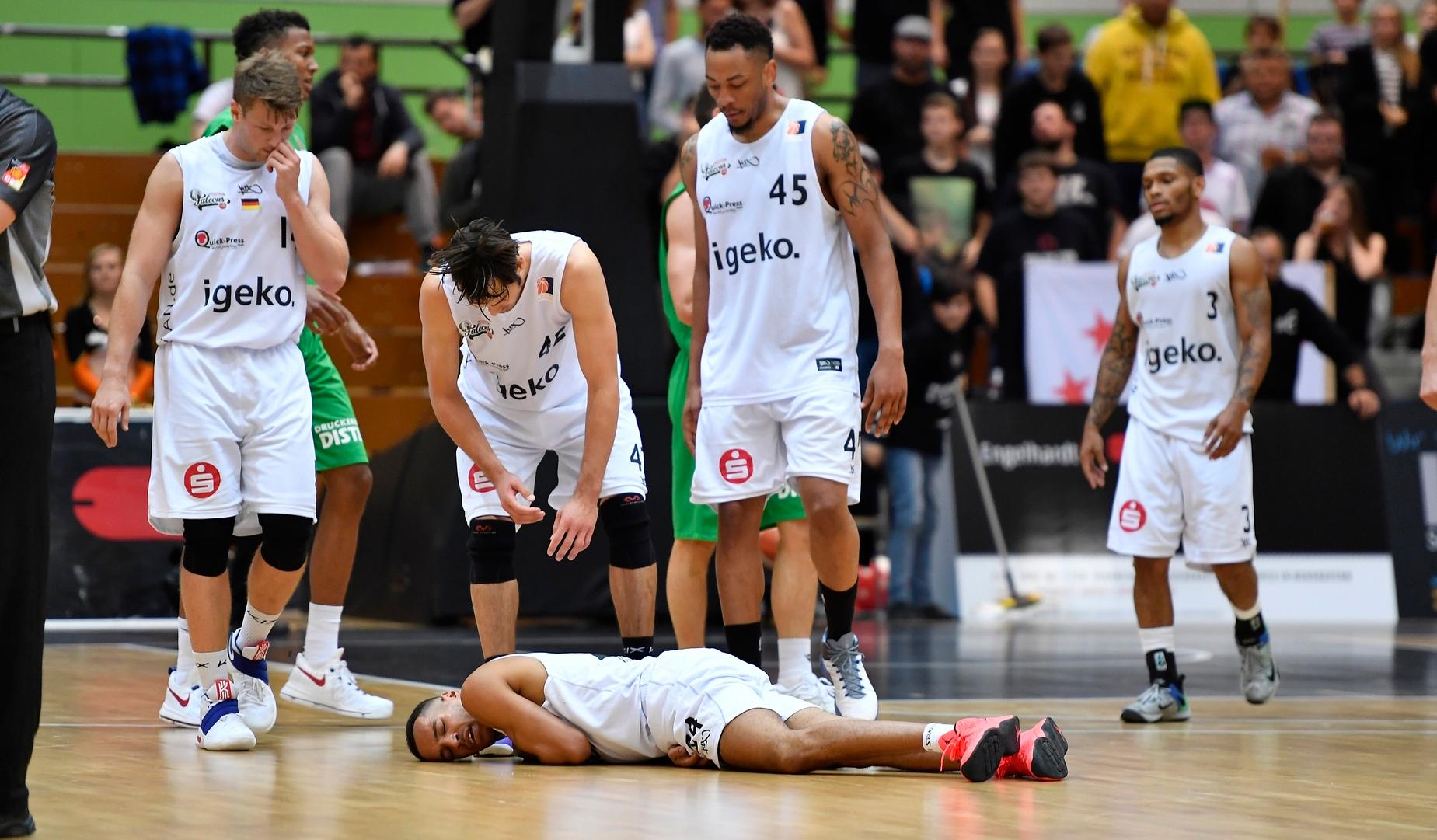 F&uuml;r die N&uuml;rnberg Falcons setzte es auch gegen Kirchheim eine denkbar knappe Heimniederlage.