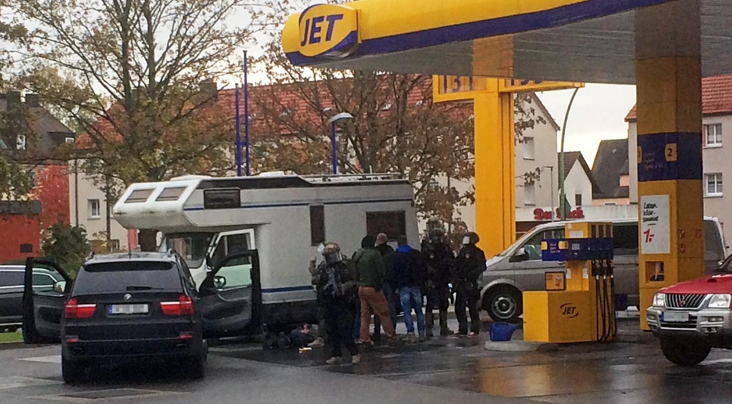 SEK-Einsatz in Forchheim: Festnahme an Tankstelle
