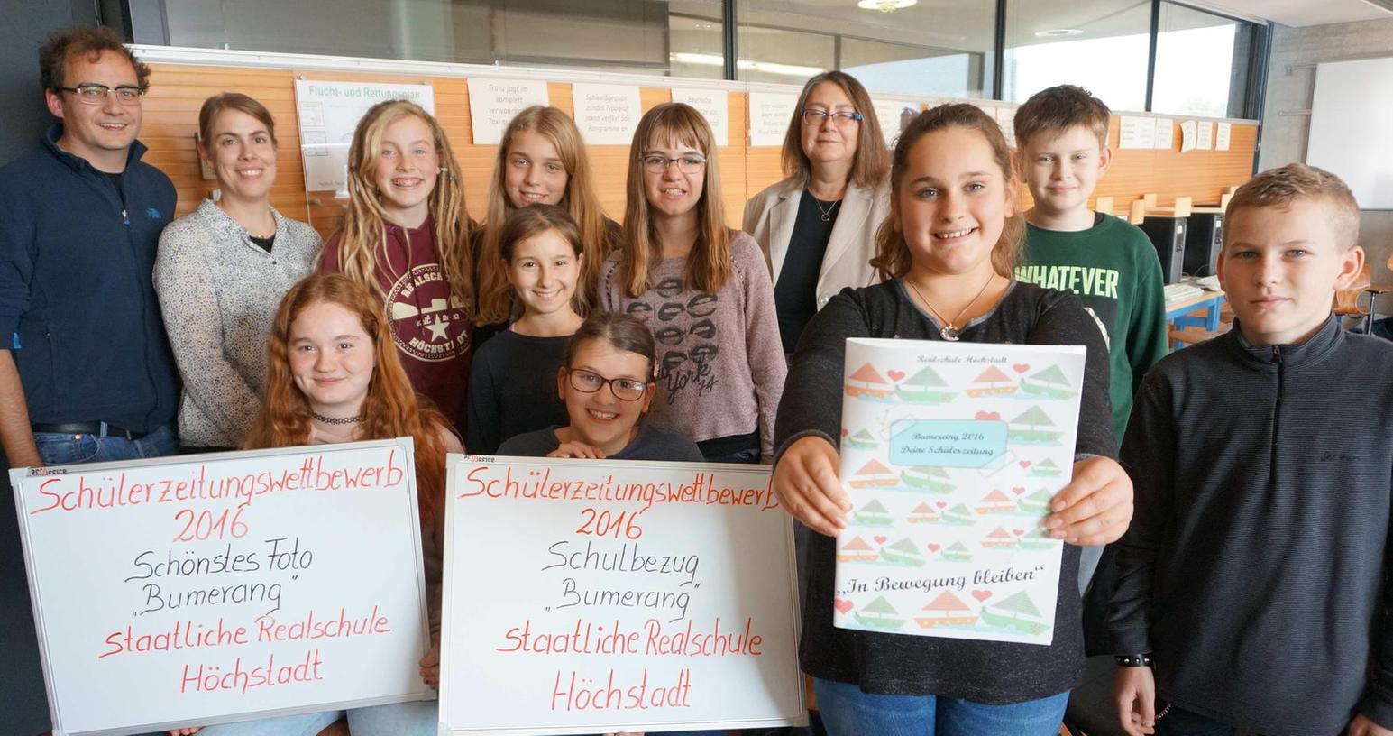 Realschule Höchstadt: Reporter mit guten Storys