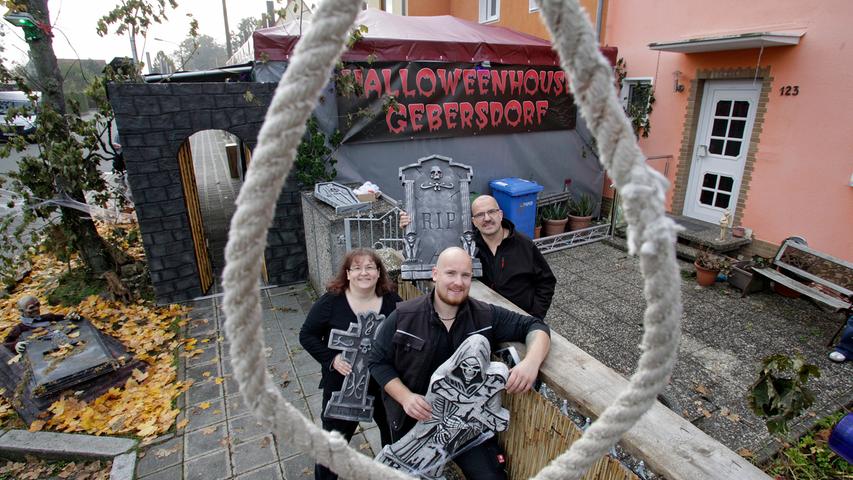 Gruseln in Gebersdorf: So sah das Halloweenhaus 2016 aus