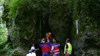 Urlauber stürzte in die Schönsteinhöhle