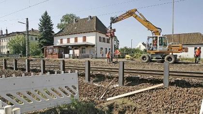 Bis zu 250 Arbeiter werkeln für S-Bahn und DB