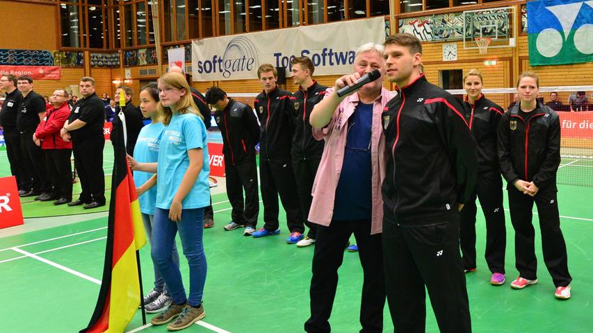 Aufschlag zum Länderspiel - Erlangen im Badminton-Fieber