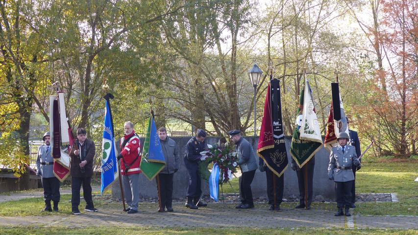 Krieg, Flucht und Vertreibung waren auch Thema bei der Gedenkfeier in Georgensgmünd.