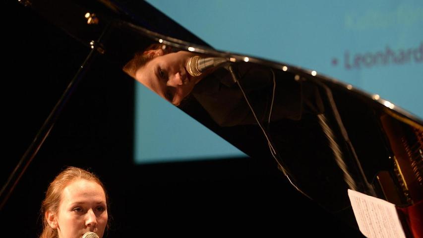 Pianistin Imke Hagedorn in Aktion. Auch sie erhielt einen Wolf-Gedächtnispreis.