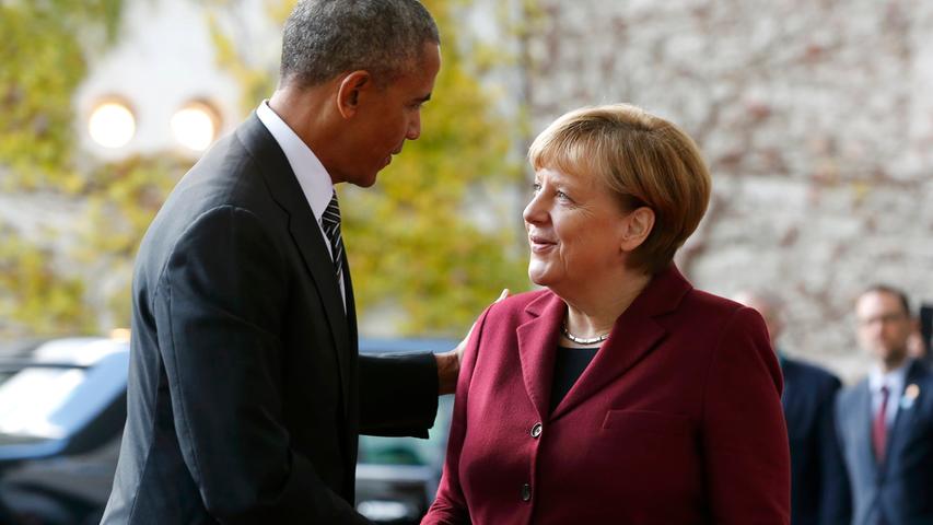 Ganz gespannt hat sie ihn erwartet: Zum sechsten und auch letzten Mal ( zumindest als amerikanisches Staatsoberhaupt) durfte unsere Bundeskanzlerin Barack Obama in Deutschland willkommen heißen. In keinem anderen Land war Obama als Präsident häufiger zu Gast.