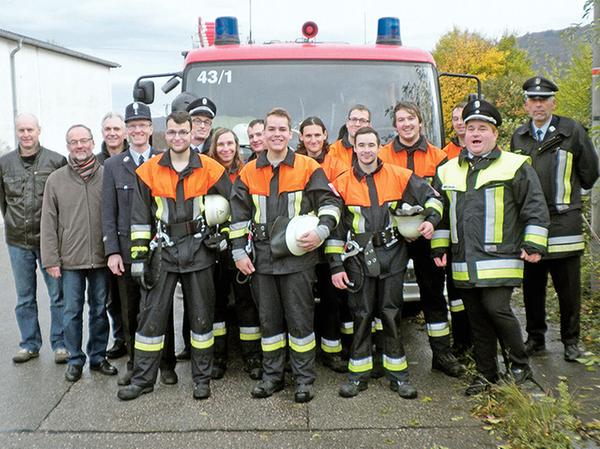 Prüfung und Versammlung bei der Wettelsheimer Wehr