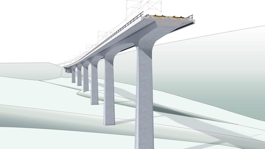 Der Siegerentwurf für die neue Brücke bedeutete eine schlankere Version, ...