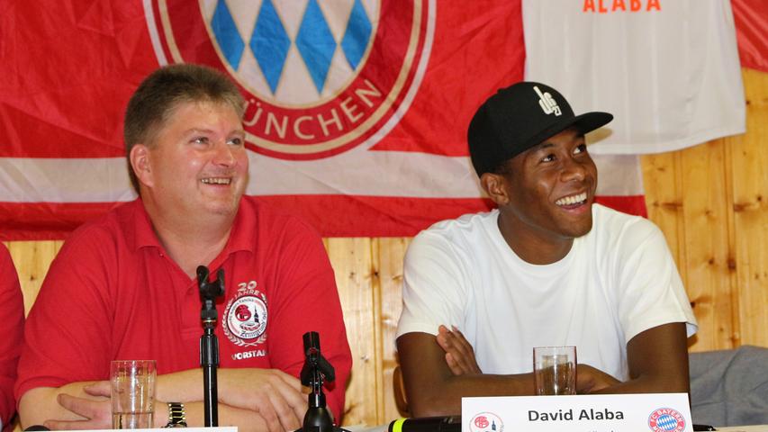 FCB-Star David Alaba zu Gast in Wilhermsdorf