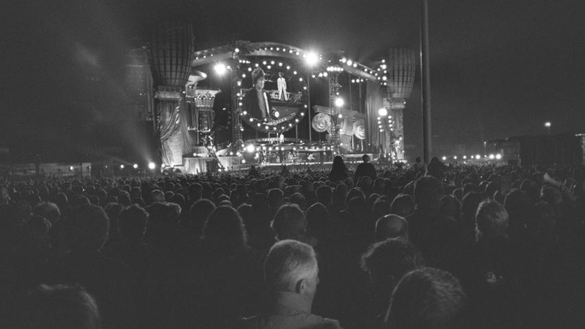 Rund 100 000 Fans wollten 1998 das Nürnberger Konzert der Stones erleben.