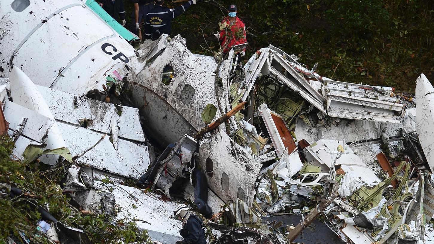 Nur fünf Passagiere überlebten den Absturz in der Nähe der kolumbianischen Ortschaft La Unión.