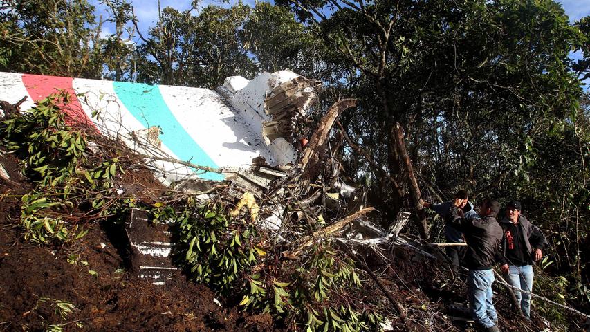 Fünf Menschen überleben Flugzeugabsturz in Kolumbien
