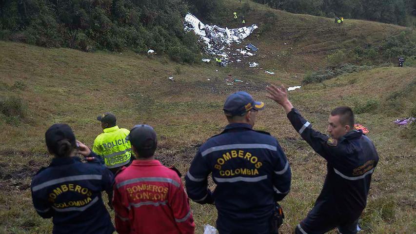 Fünf Menschen überleben Flugzeugabsturz in Kolumbien