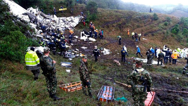 Nur fünf Passagiere überlebten den Absturz in der Nähe der kolumbianischen Ortschaft La Unión
