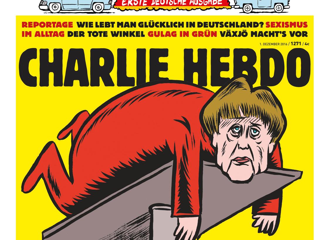 Das französische Satireblatt "Charlie Hebdo" kommt jetzt auch in den deutschen Handel.