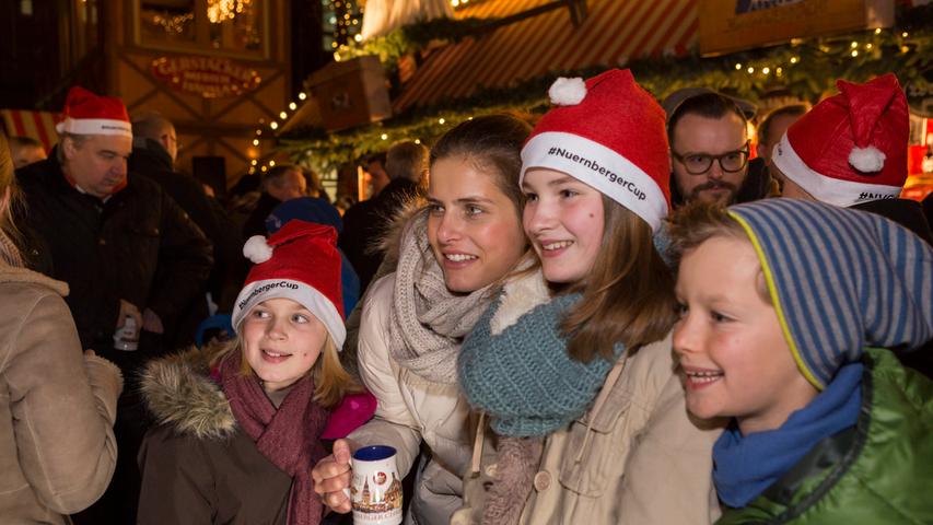 Strahlende Zusage: Görges am Nürnberger Christkindlesmarkt