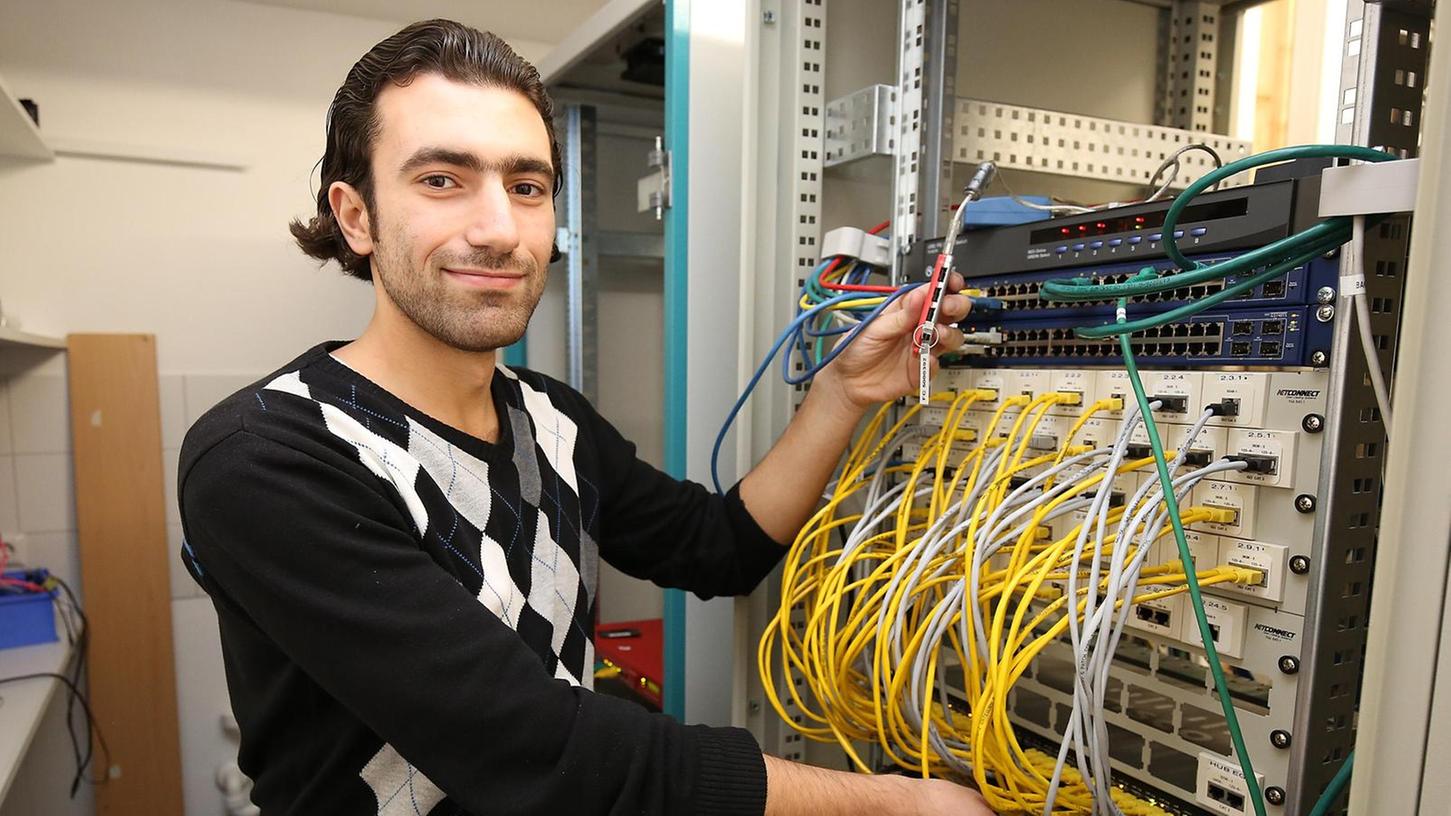 Syrischer Flüchtling ist jetzt Informatiker in Röttenbach