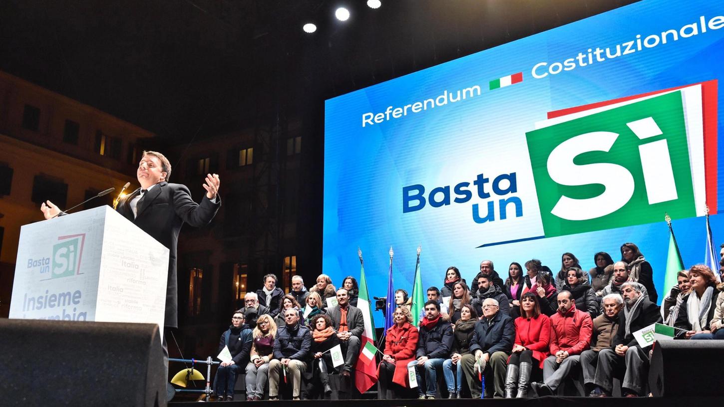 Verfassungsreferendum: Bange Stunden für Renzi