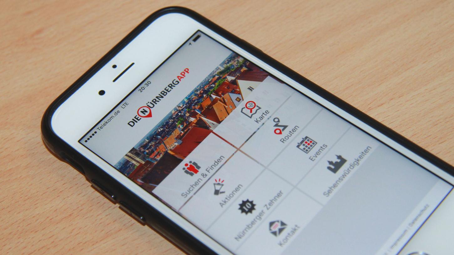 Die neue "Nürnberg App" soll das Einkaufen in Nürnberg erleichtern.