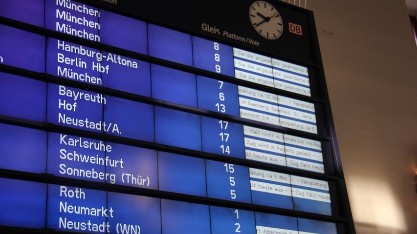 Oberleitungsschaden legt Zugverkehr zwischen Nürnberg und Fürth lahm