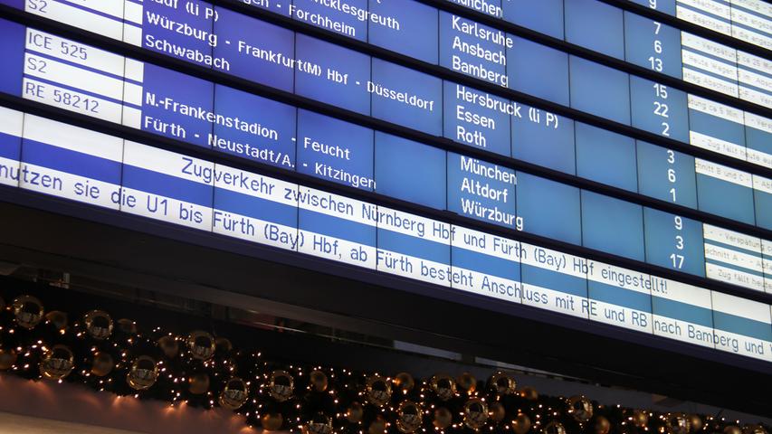 Oberleitungsschaden legt Zugverkehr zwischen Nürnberg und Fürth lahm