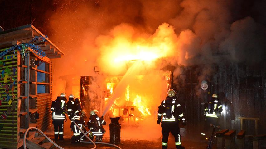 Jugendfarm Erlangen in Flammen: Hoher Sachschaden an Gebäude