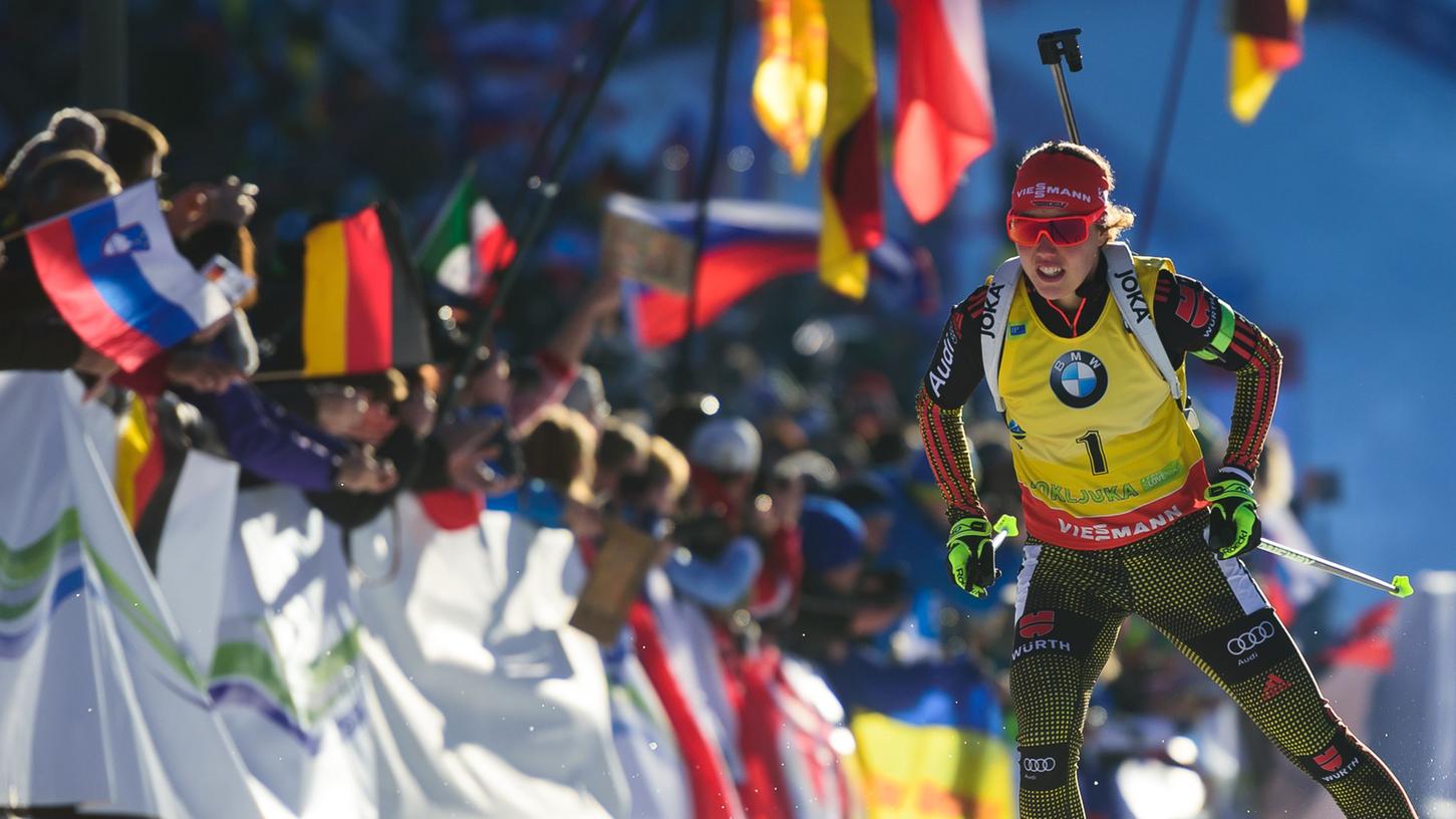 Biathlon-Double: Dahlmeier weiter in Topform 