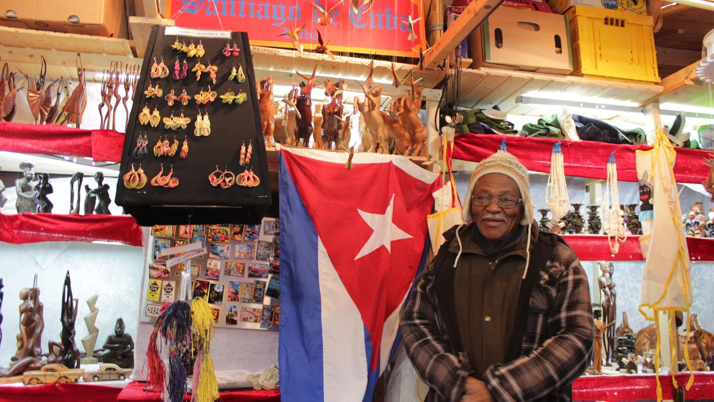 Berto, der Kubaner vom Nürnberger Christkindlesmarkt