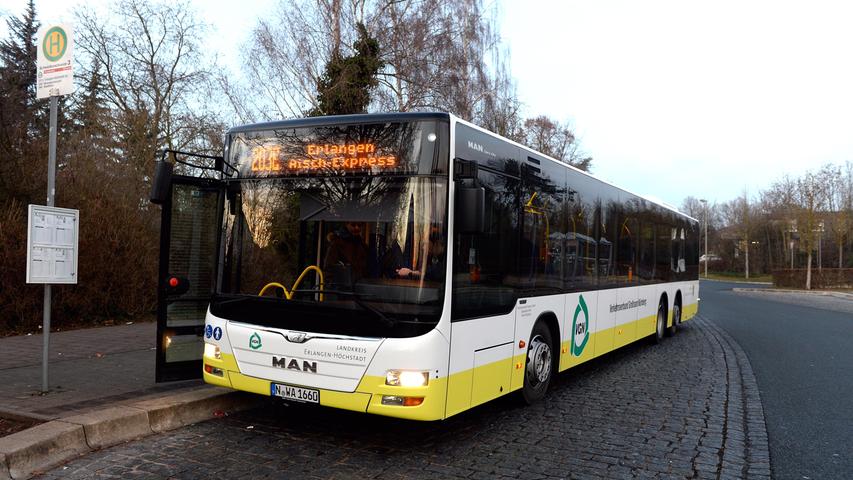 Unabhängig von den StUB-Planungen wird das Busnetz verdichtet. Bessere Takte soll es von Höchstadt und Herzogenaurach nach Erlangen geben. Geplant ist auch eine Direktverbindung von Herzogenaurach nach Nürnberg-Wegfeld.