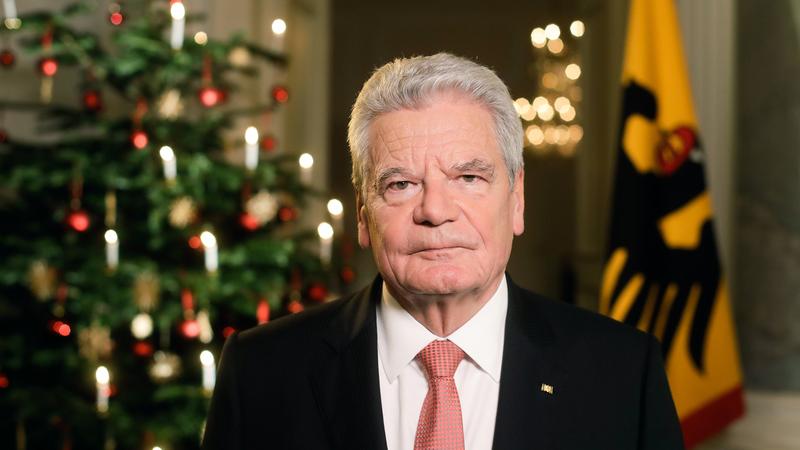 Mahnende Worte des Bundespräsidenten Joachim Gauck in seiner Weihnachtsansprache.