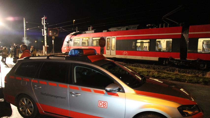 Bad Staffelstein: Frau wird von Regionalbahn erfasst