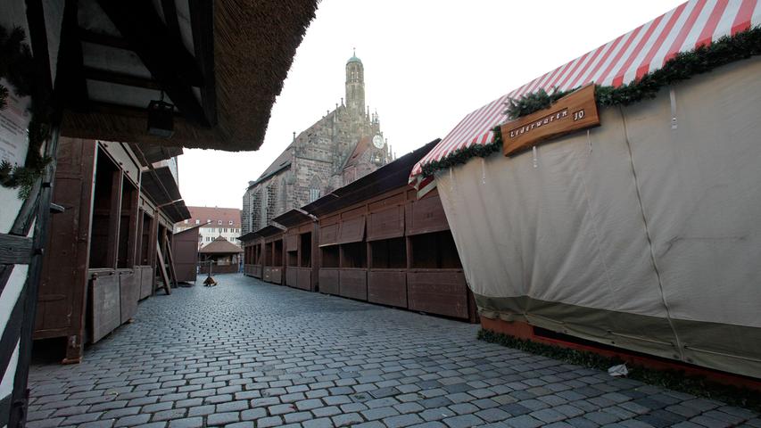 Bye bye, Budendorf: Der Christkindlesmarkt wird abgebaut