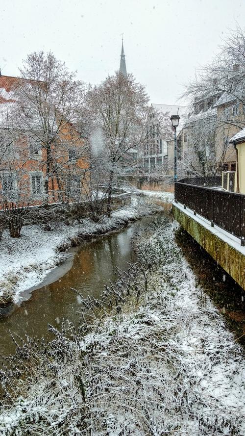 Winter-Impressionen aus Schwabach