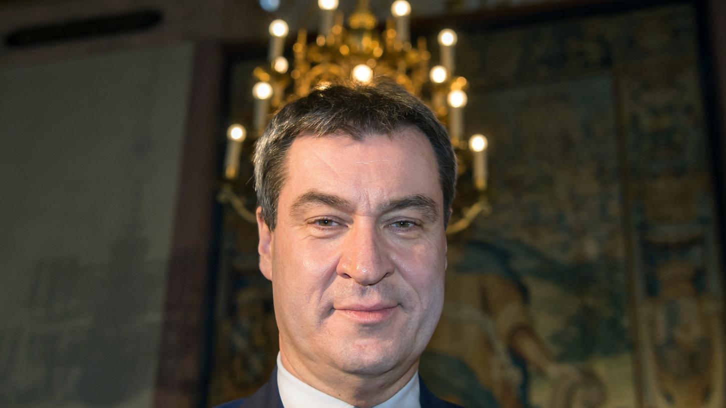 Der bayerische Finanz- und Heimatminister Markus Söder (CSU) wird 50 Jahre alt. Das Foto entstand im März 2016 in München, als Söder zehn Jahre ausgeglichenen Haushalt feierte.