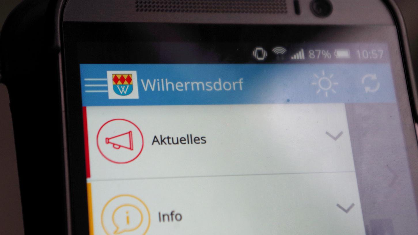 Handy lotst durch Wilhermsdorf