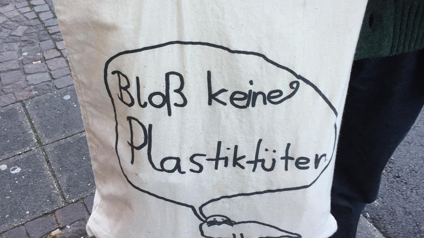 Roßtal: Ein Korb für die Plastiktüte