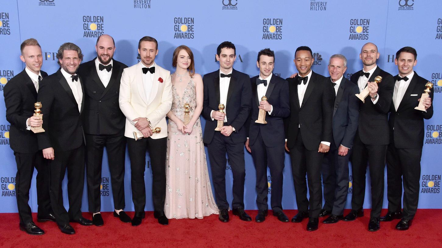 Das Musical-Drama "La La Land" mit Ryan Gosling und Emma Stone war bei den Globes der große Abräumer.