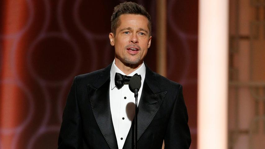 Für Brad Pitt war der Globe dann auch einer seiner raren Auftritte, seit seiner Trennung von Angelina Jolie.