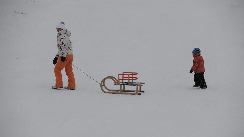 Am Zanklberg hatten die Schneefans ihren Spaß.