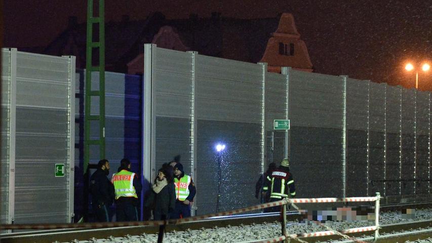 Tödlicher Unfall in Erlangen: Frau von Güterzug überrollt 