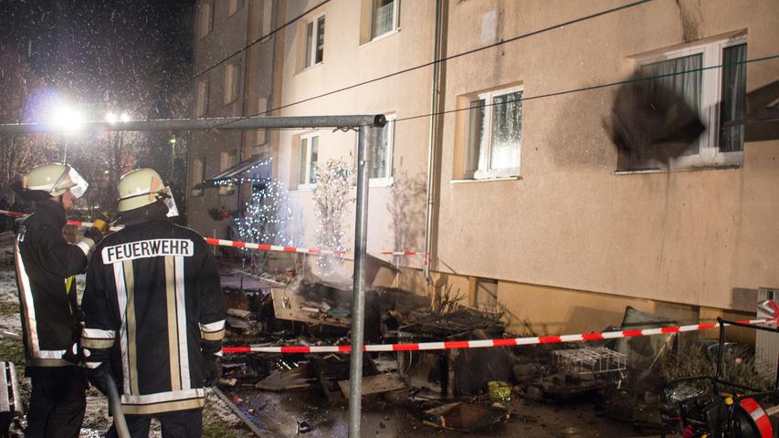 Feuer in Schwabach: Flammen schlugen aus Wohnung