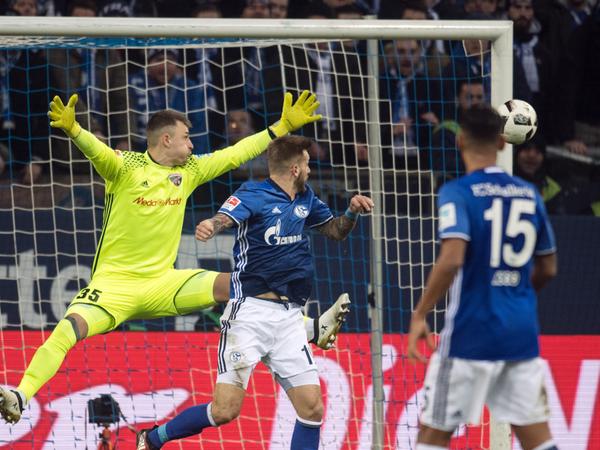 Ex-Cluberer Guido Burgstaller erzielte in der Nachspielzeit den 1:0-Siegtreffer für den FC Schalke 04.