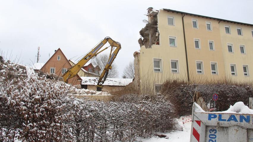 Abriss in Schnaittach: Vom Krankenhaus zum Schutthaufen