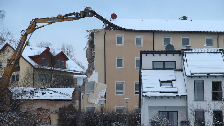Abriss in Schnaittach: Vom Krankenhaus zum Schutthaufen