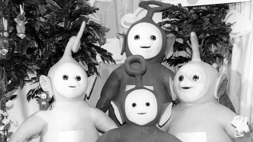 Tinky-Winky, Dipsy, Laalaa und Po hießen die vier Teletubbies, die 1999 Kinderherzen begeisterten.