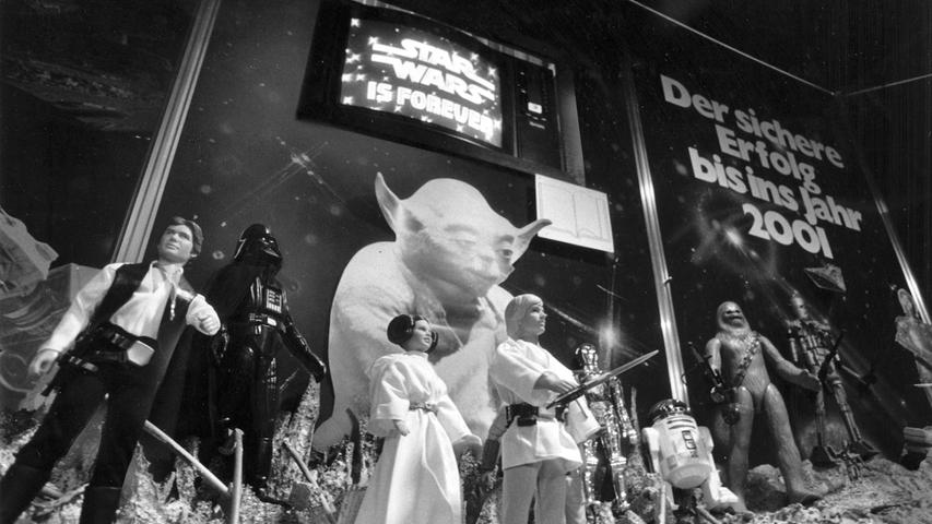 Möge die Macht mit Dir sein: 1981 gehörten Star-Wars-Artikel zu den Highlights der Messe.