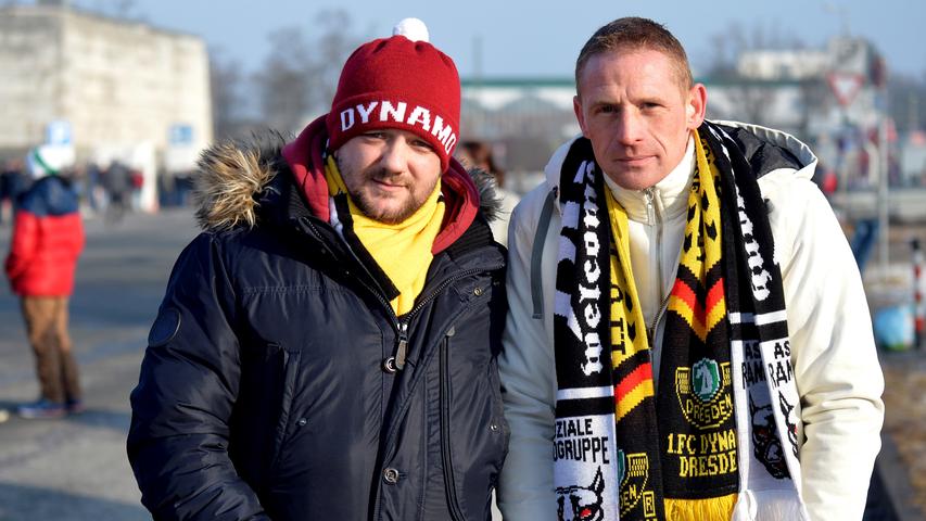 DATUM: 29.01.2017..RESSORT: Lokales ..FOTO: Horst Linke ..MOTIV: Clubspiel gegen Dynamo Dresden - Risikospiel..Dresden-Fans.....