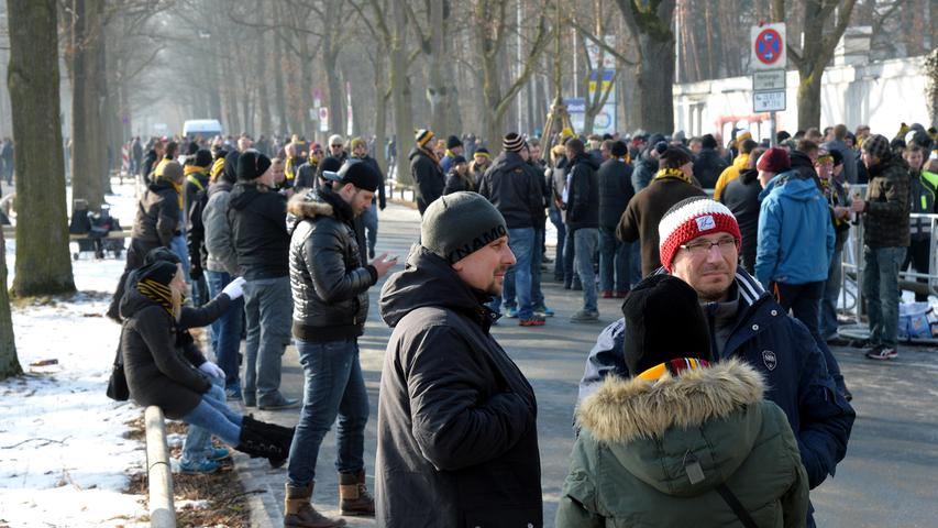 Trotz Risikospiels: Nürnberger und Dresdner Fans bleiben friedlich