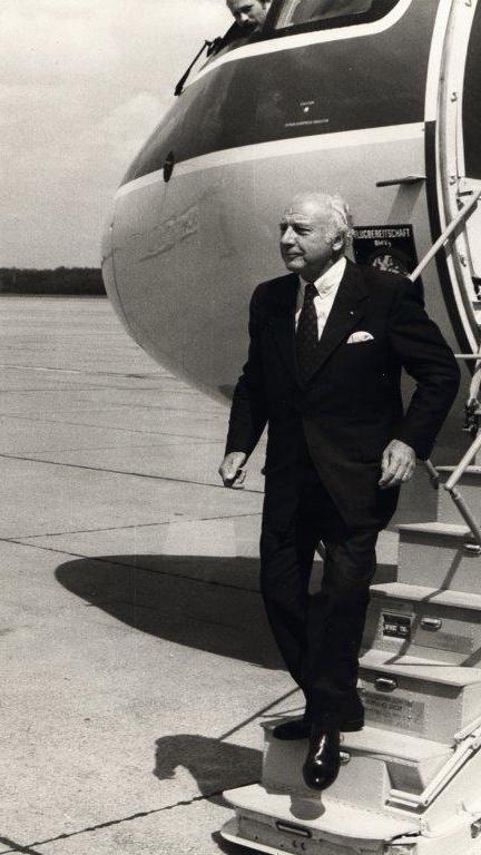 Walter Scheel war der vierte Bundespräsident der Bundesrepublik Deutschland. Während seiner Amtszeit von 1974 bis 1979 kam er auch nach Nürnberg.