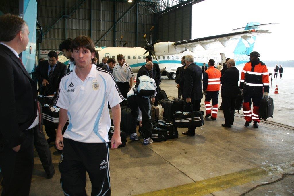 Ganz schön unschuldig sah Lionel Messi 2006 noch aus. Mit gerade einmal 19 Jahren reiste er mit der argentinischen Nationalmannschaft nach Deutschland zur Weltmeisterschaft. Untergebracht waren Messi und Co. im Hotel Herzogspark in Herzogenaurach.